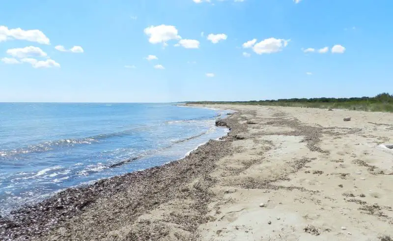 Photo de Veneri beach avec sable lumineux de surface