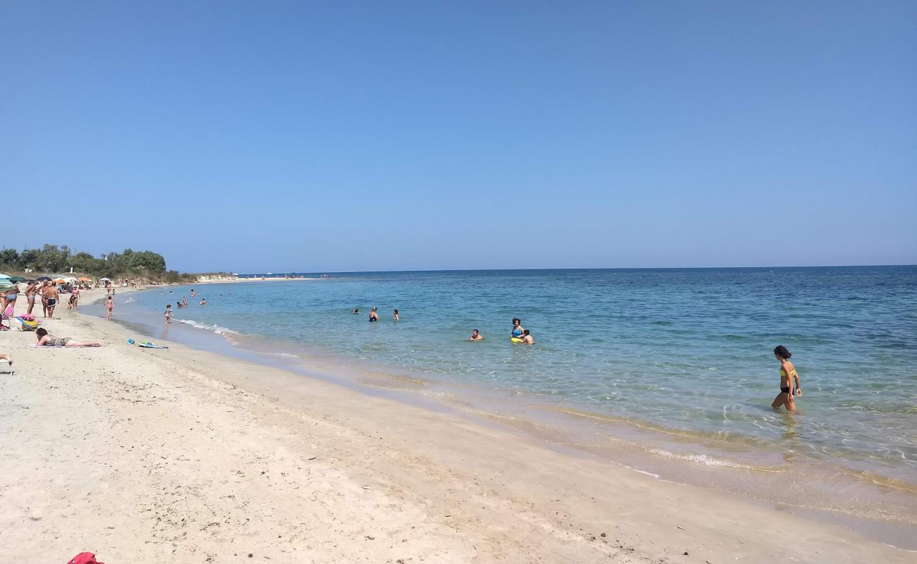 Photo de Chianca beach avec sable fin et lumineux de surface