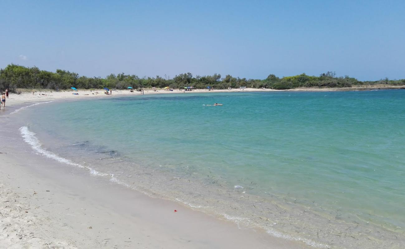 Photo de Spiaggia di Torre Guaceto avec sable beige de surface