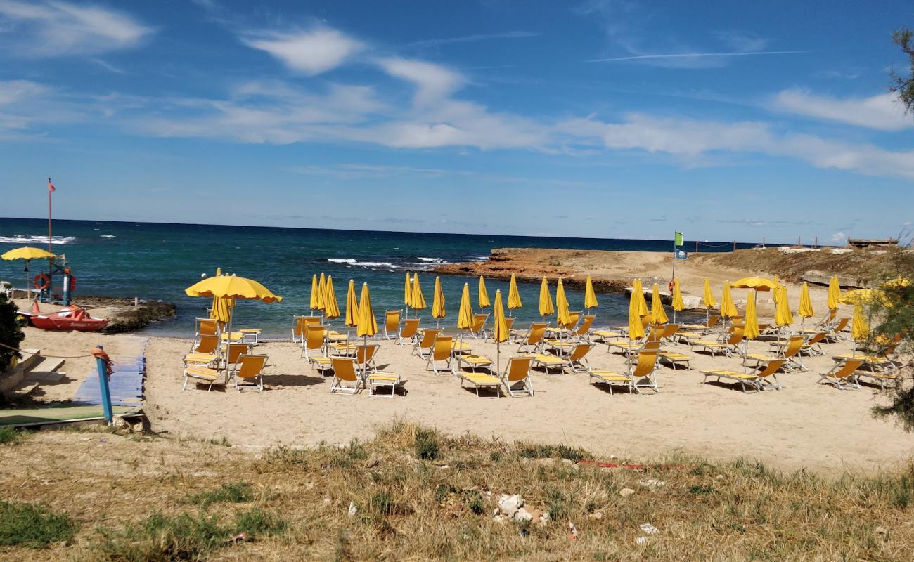 Photo de Plaia Spiaggia avec sable lumineux de surface