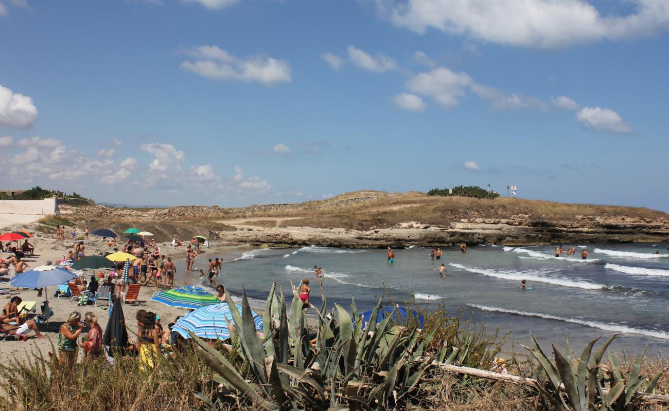 Photo de Cala Diana Marina avec sable beige de surface