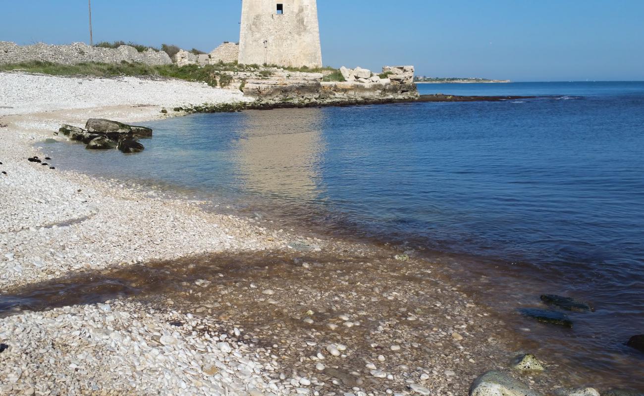 Photo de Torre Calderina beach avec caillou gris de surface