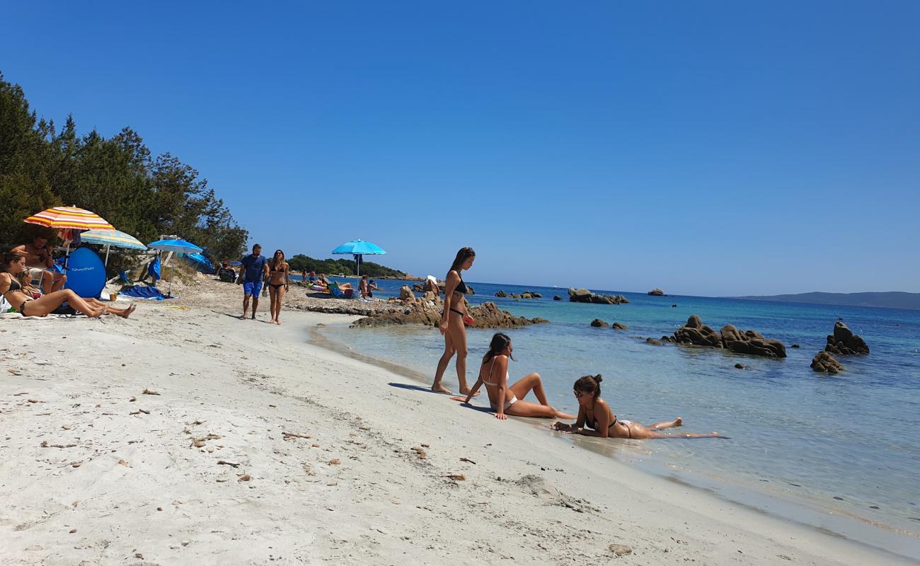 Photo de Punta Aldia avec sable fin et lumineux de surface