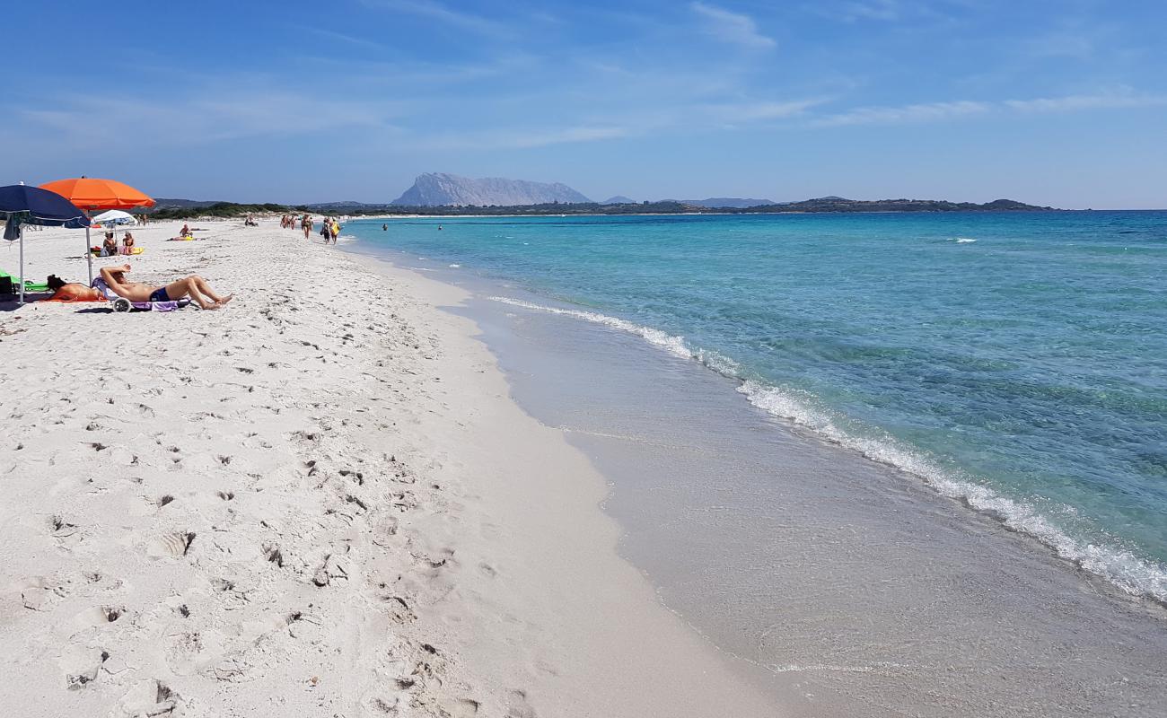 Photo de Plage de La Cinta avec sable blanc de surface
