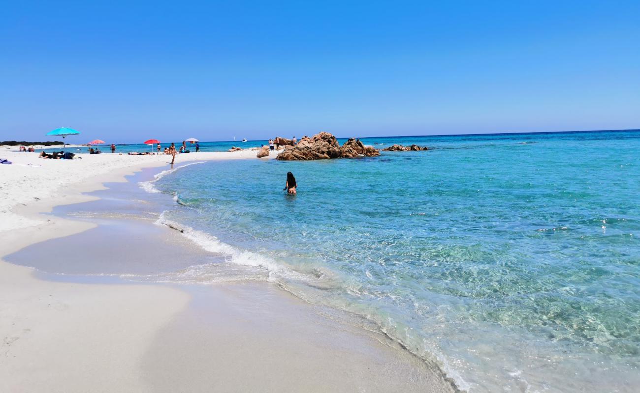 Photo de Plage de Berchida avec sable lumineux de surface