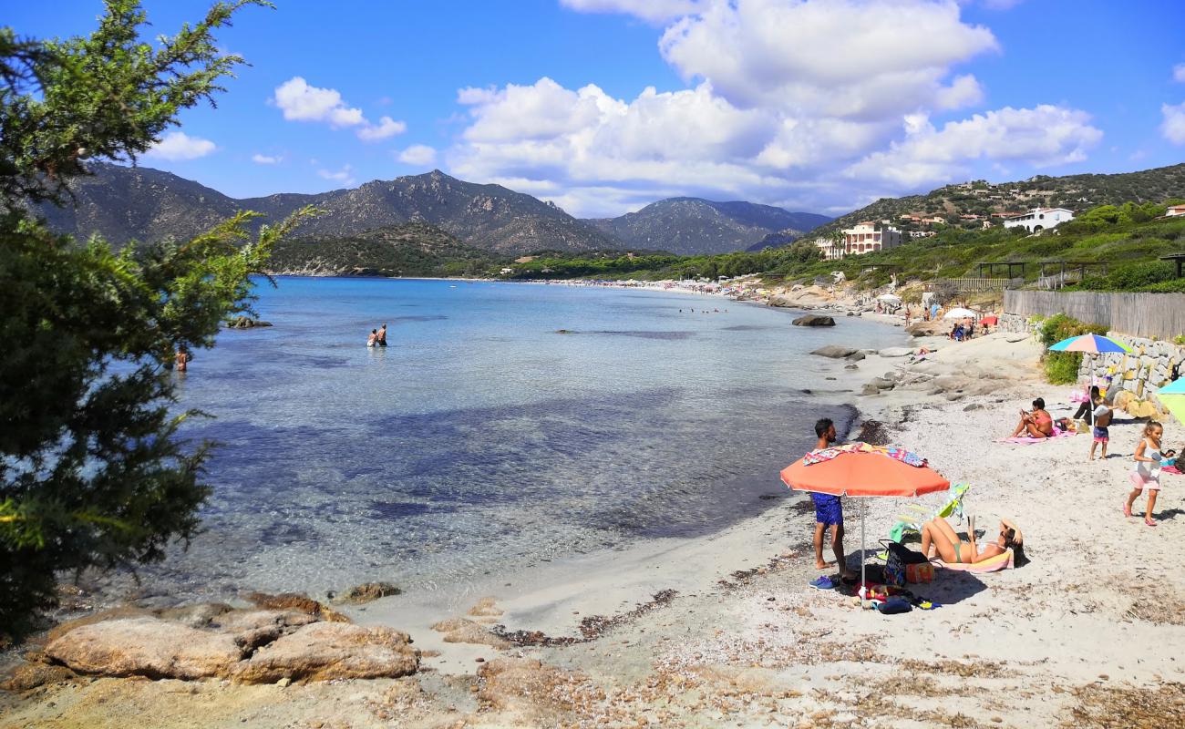 Photo de Plage de Campulongu avec sable blanc & galets de surface