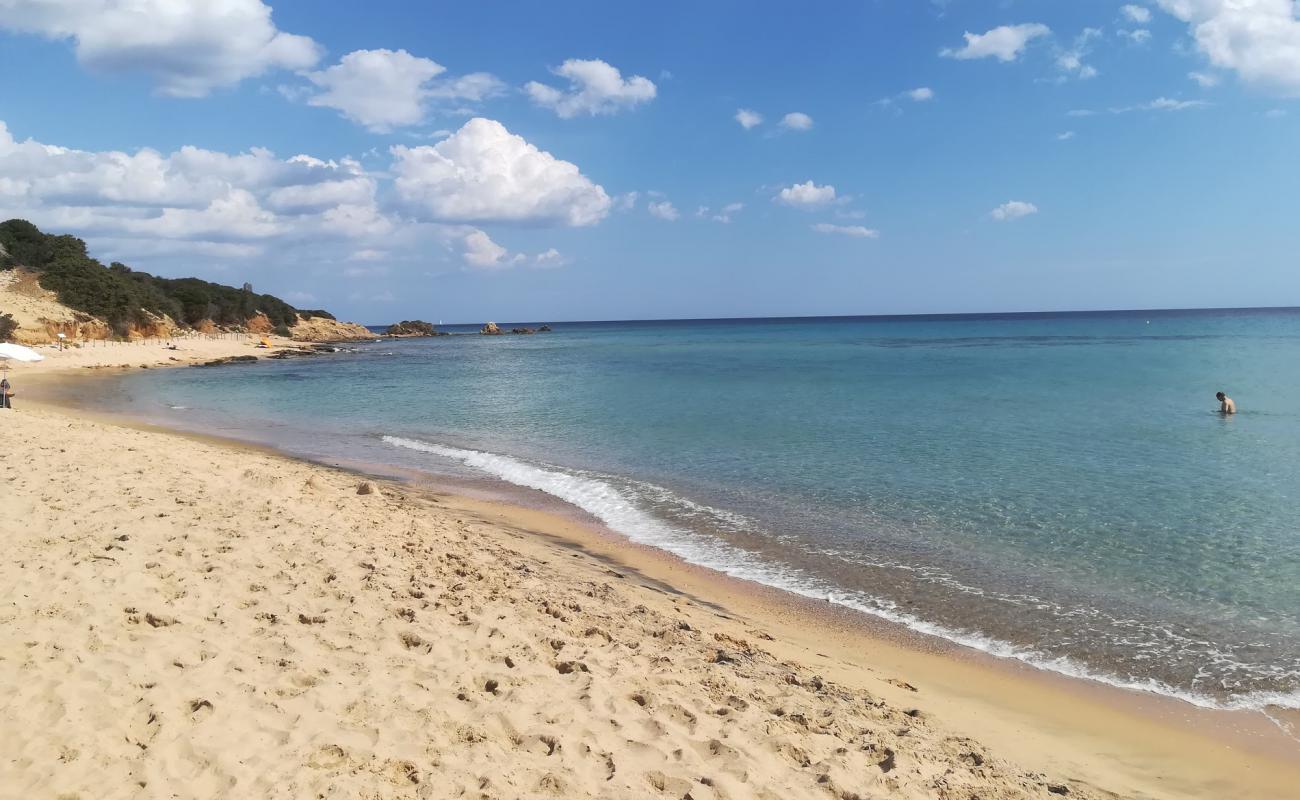 Photo de Spiaggia di Campana Dune avec sable fin blanc de surface