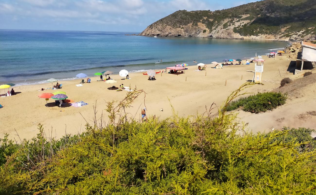 Photo de Spiaggia di Funtanazza avec sable beige de surface
