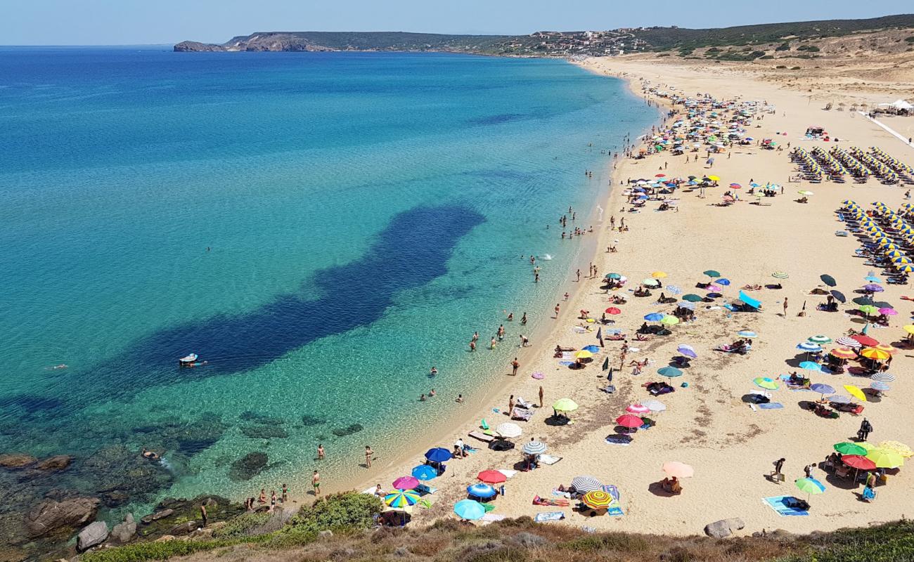 Photo de Plage de Torre dei Corsari avec sable fin et lumineux de surface