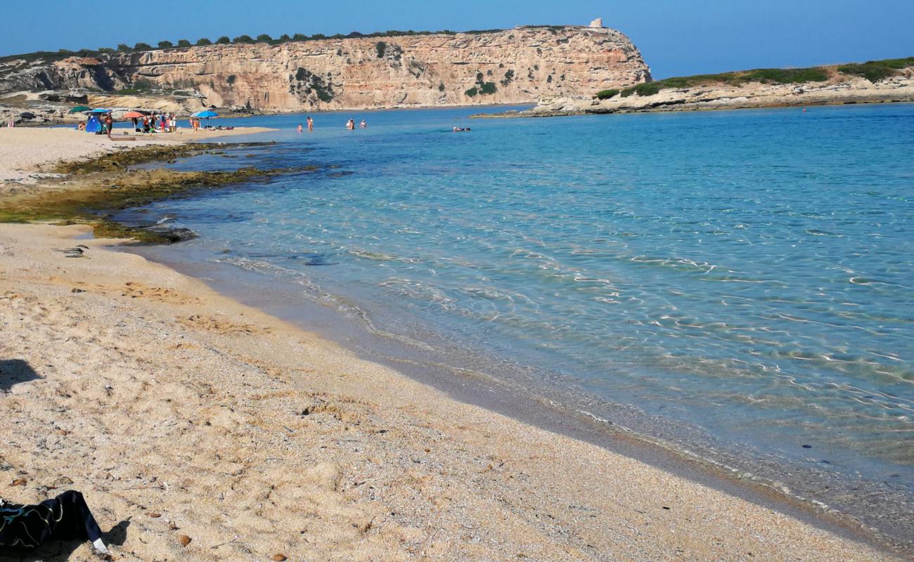 Photo de Spiaggia Sa Mesa Longa avec sable lumineux de surface