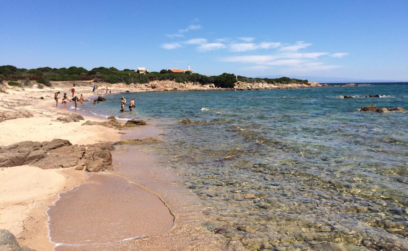 Photo de Spiaggia San Silverio avec sable beige de surface