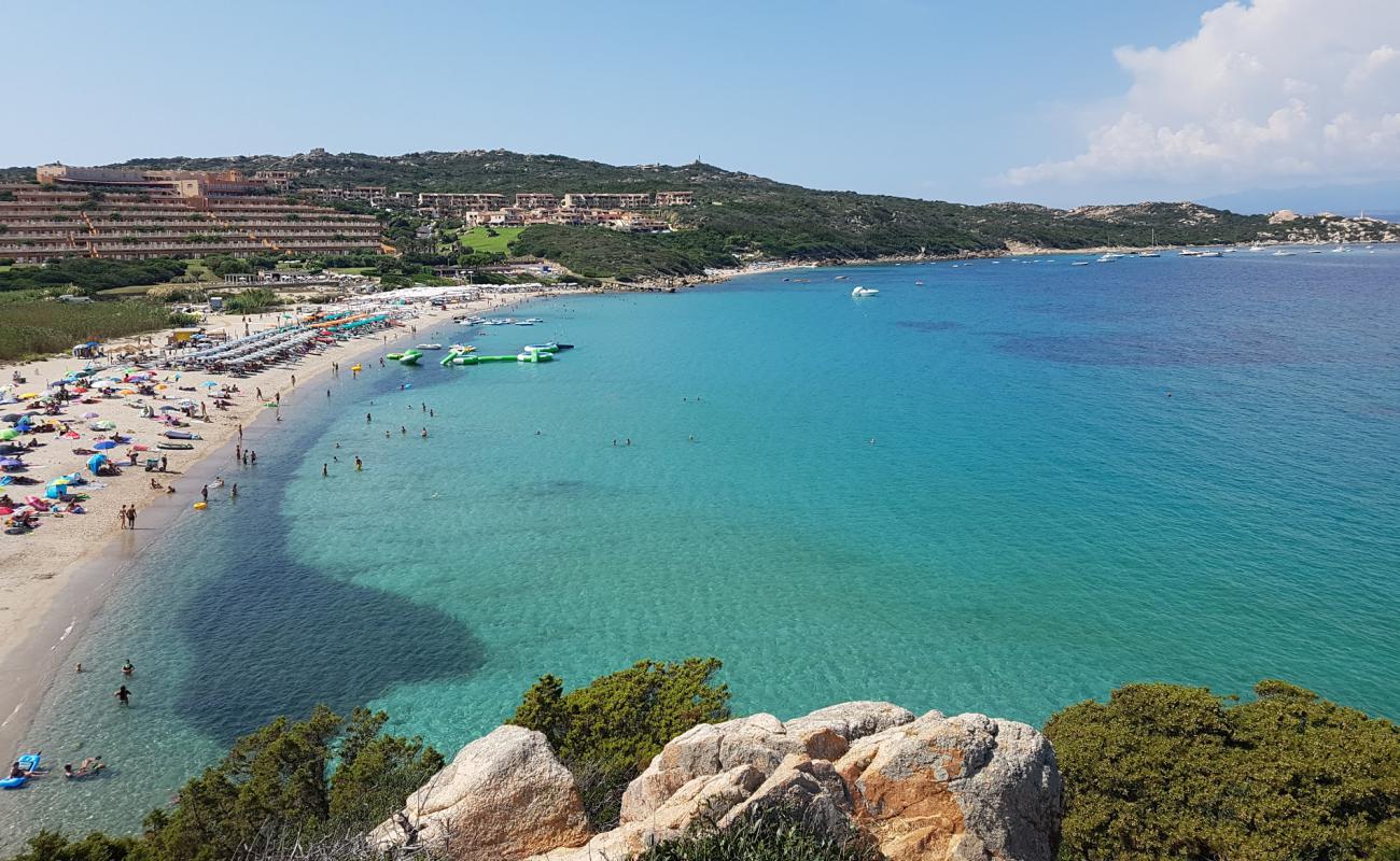 Photo de Plage de Marmorata avec sable lumineux de surface