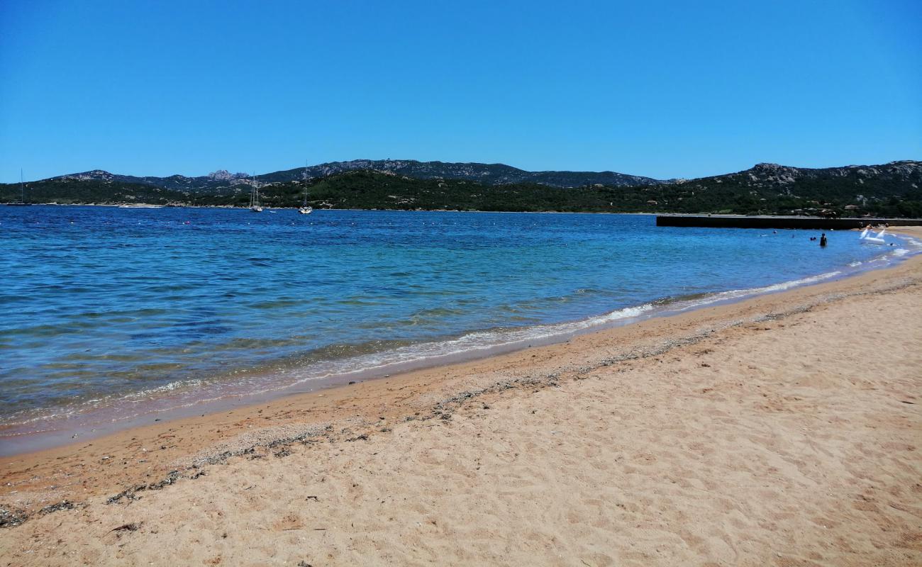 Photo de Spiaggia la conia avec sable lumineux de surface