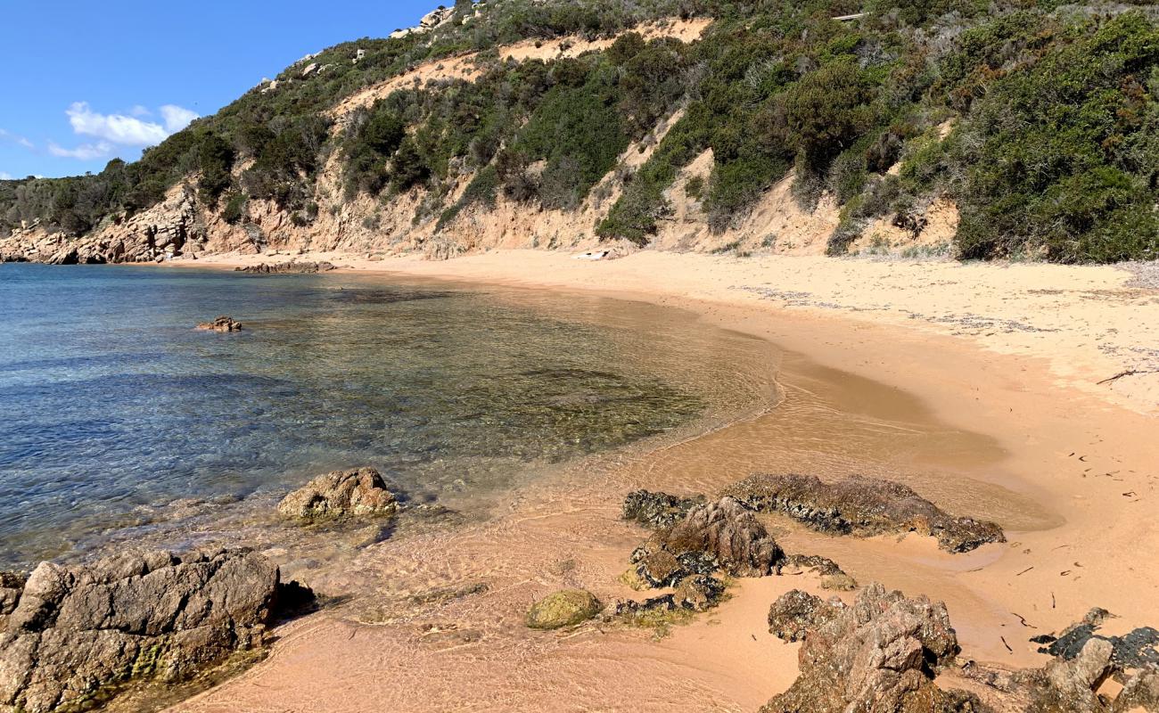 Photo de Spiaggia del Costone avec sable brun de surface