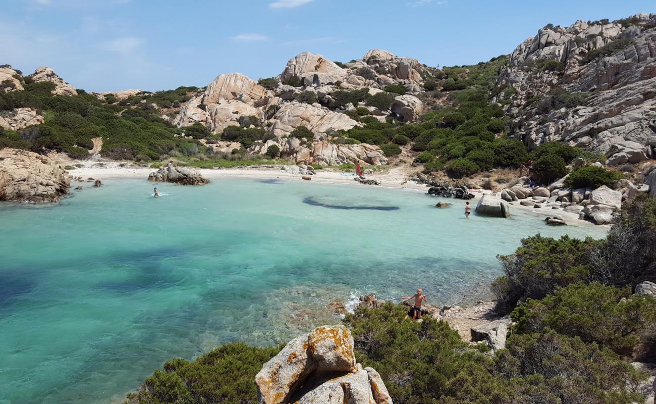 Photo de Neapolitan Cove avec sable lumineux de surface