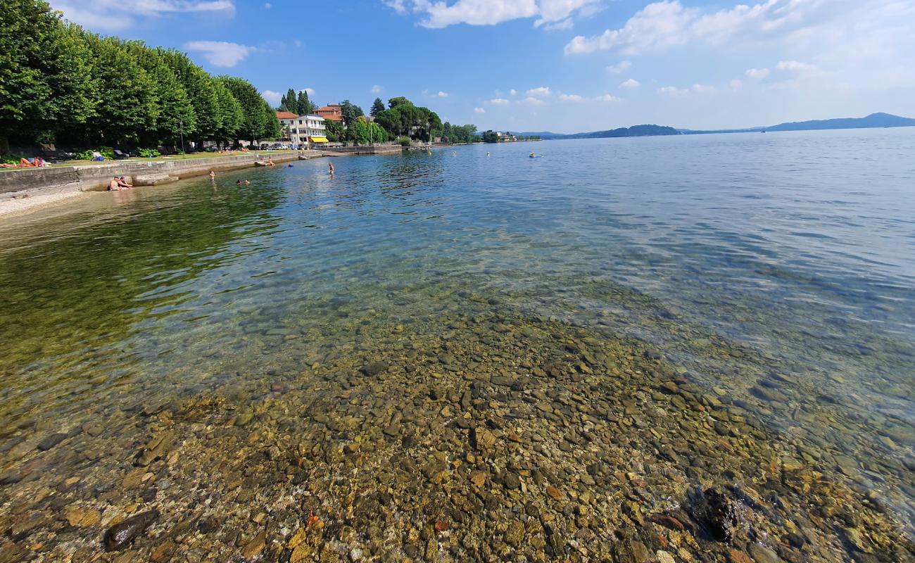 Photo de Arolo Beach avec herbe de surface