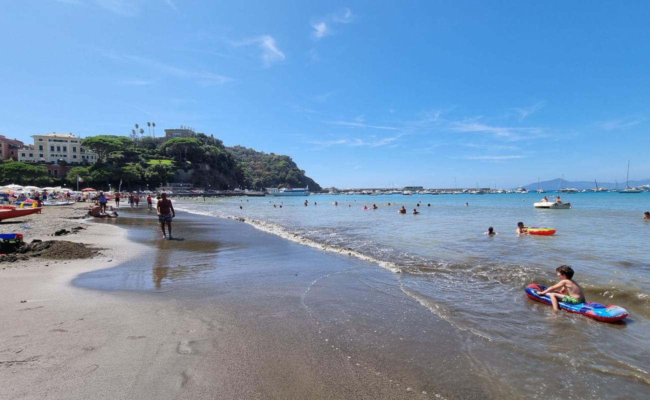 Photo de Spiaggia Sestri Levante avec caillou fin clair de surface