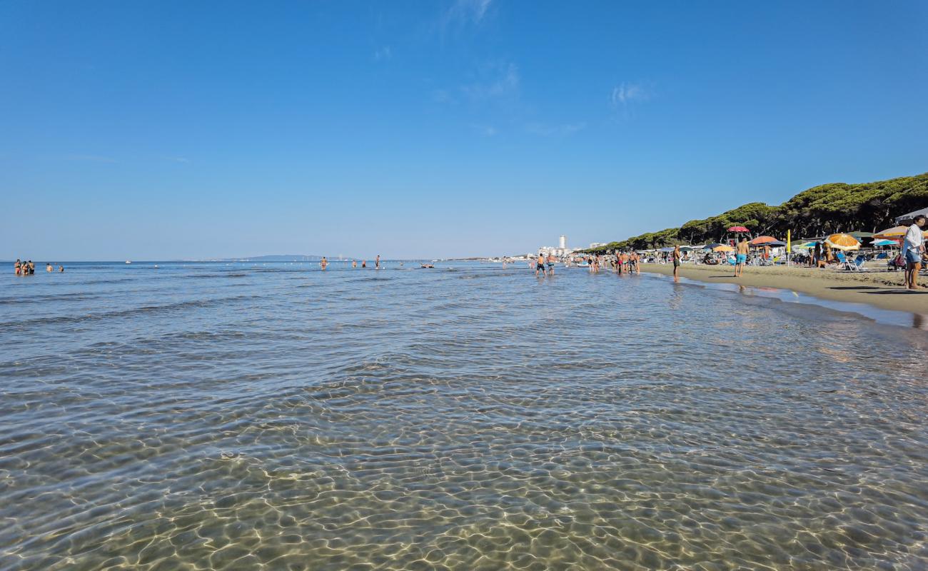 Photo de Spiaggia di Follonica avec sable lumineux de surface
