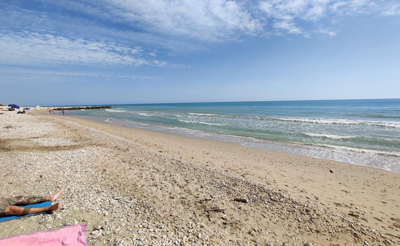 Photo de Spiaggia Pineto avec sable clair avec caillou de surface