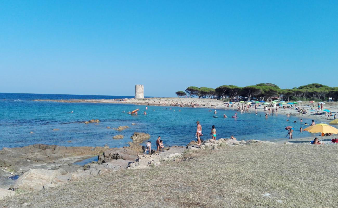 Photo de Torre San Giovanni Beach avec sable beige de surface