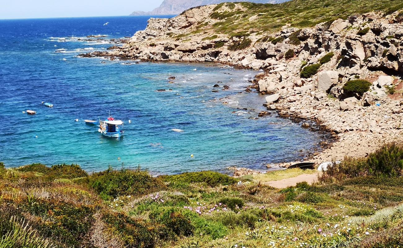 Photo de Cala del Vino avec roches de surface