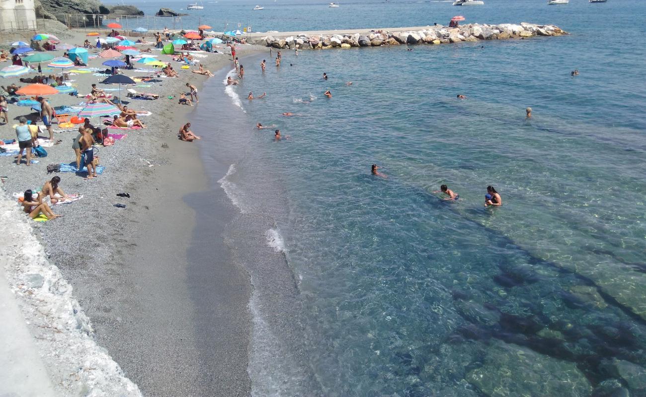 Photo de Spiaggia della Madonnetta avec sable gris avec caillou de surface