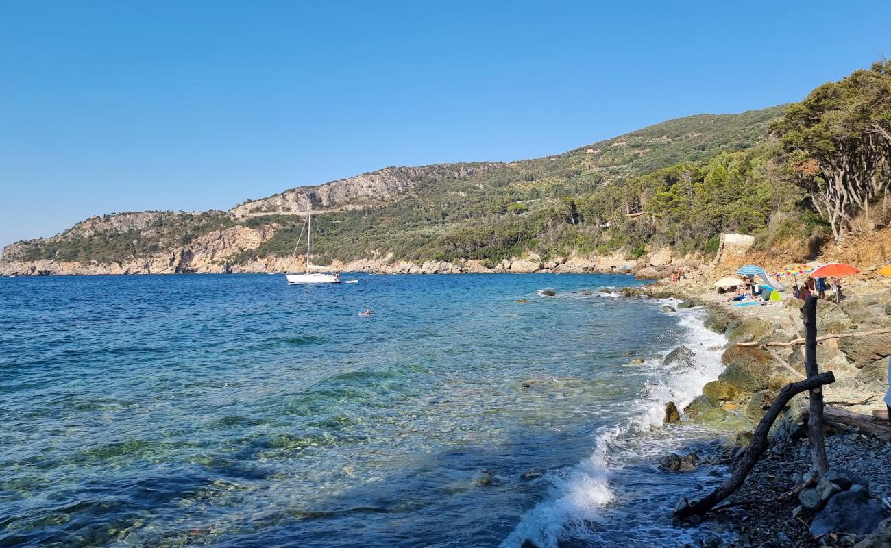 Photo de Caletta dell'Amore avec roches de surface