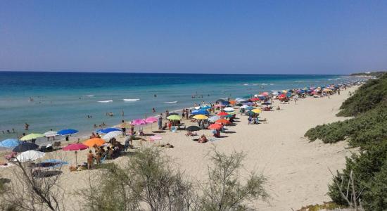 San Pietro Beach in Bevagna