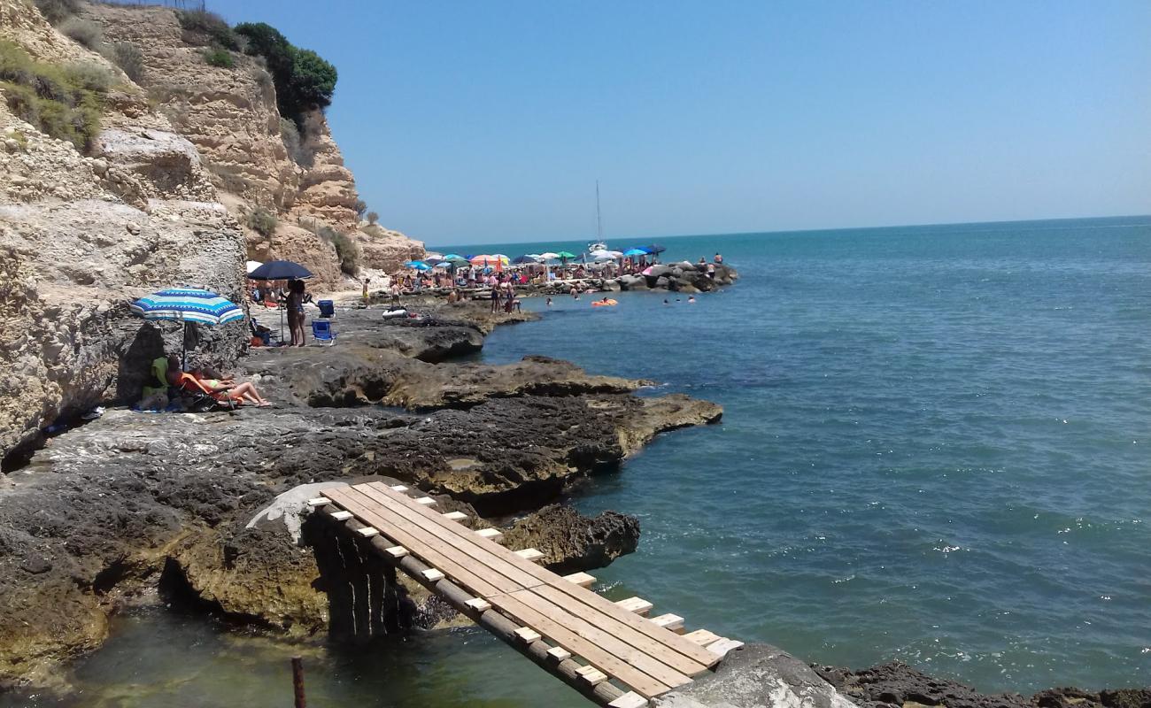 Photo de Spiaggia Grotte dell'Acqua Azzurra avec sable clair avec caillou de surface