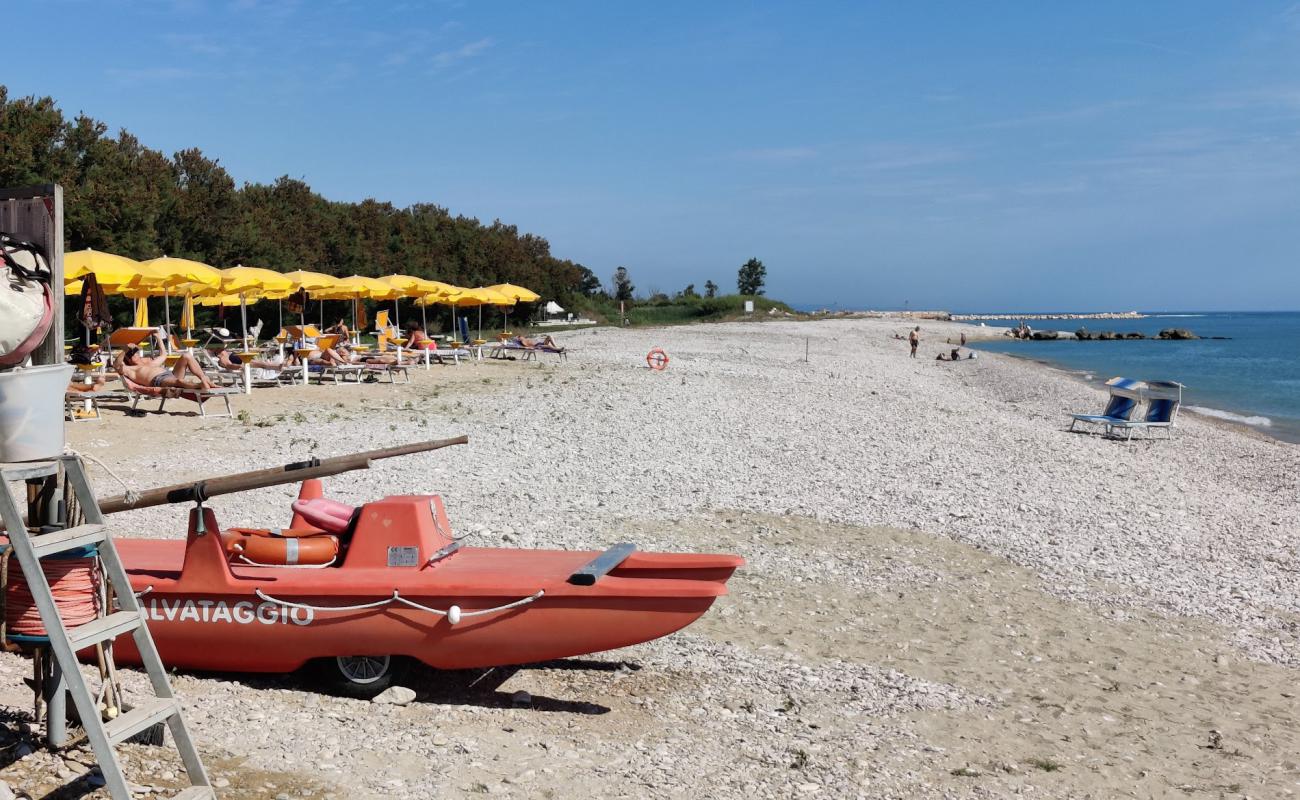 Photo de Spiaggia di Scerne avec sable gris avec caillou de surface