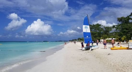 Plage de Seven Mile à Negril