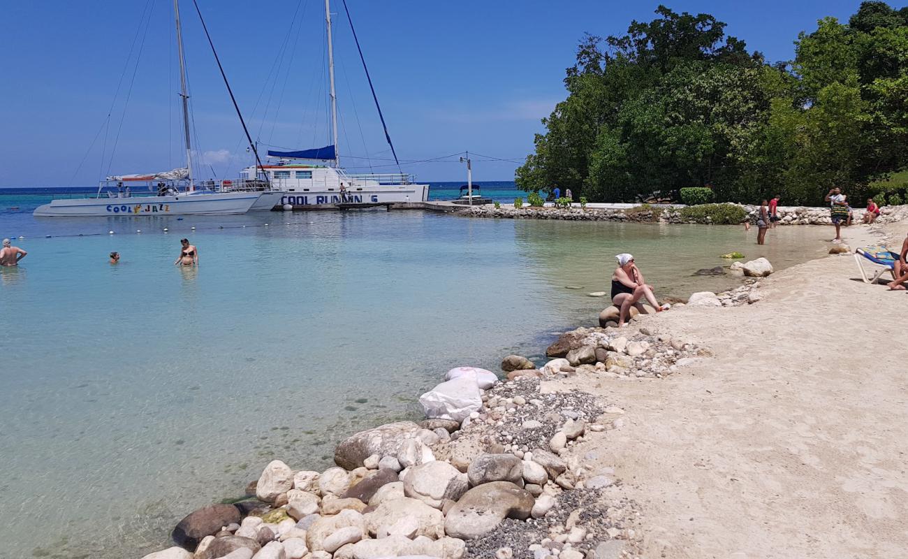 Photo de Mahogany Beach avec sable beige & pierres de surface