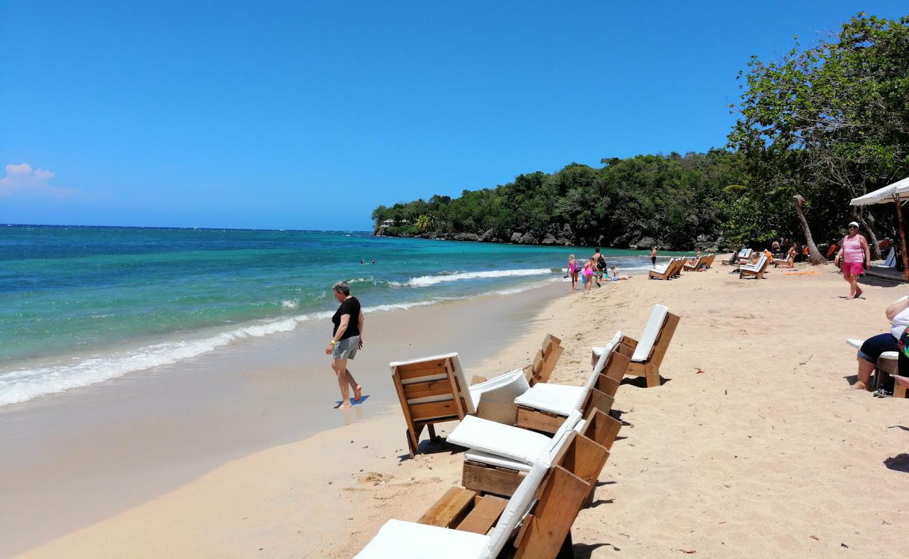 Photo de Plage de Reggae avec sable beige fin de surface