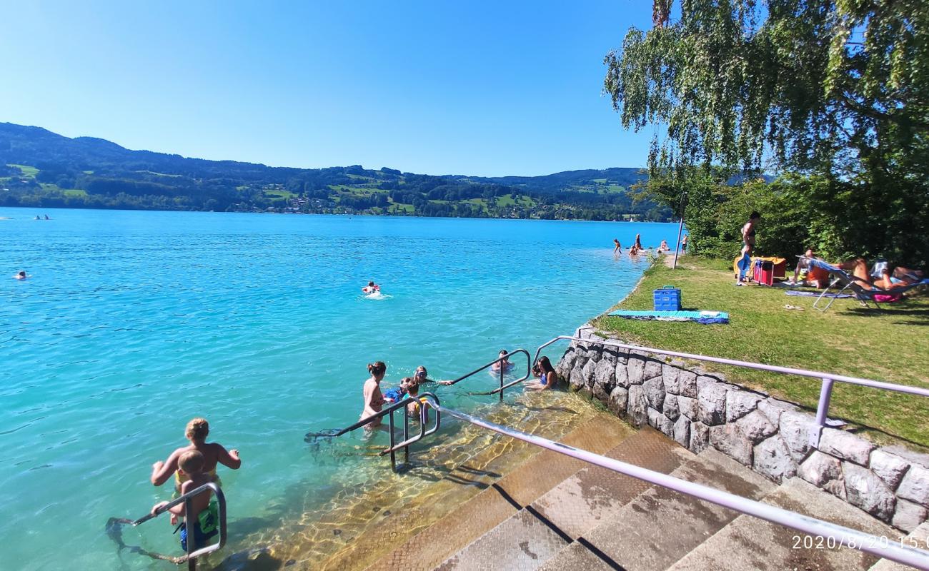 Photo de Strandbad Steinbach avec herbe de surface