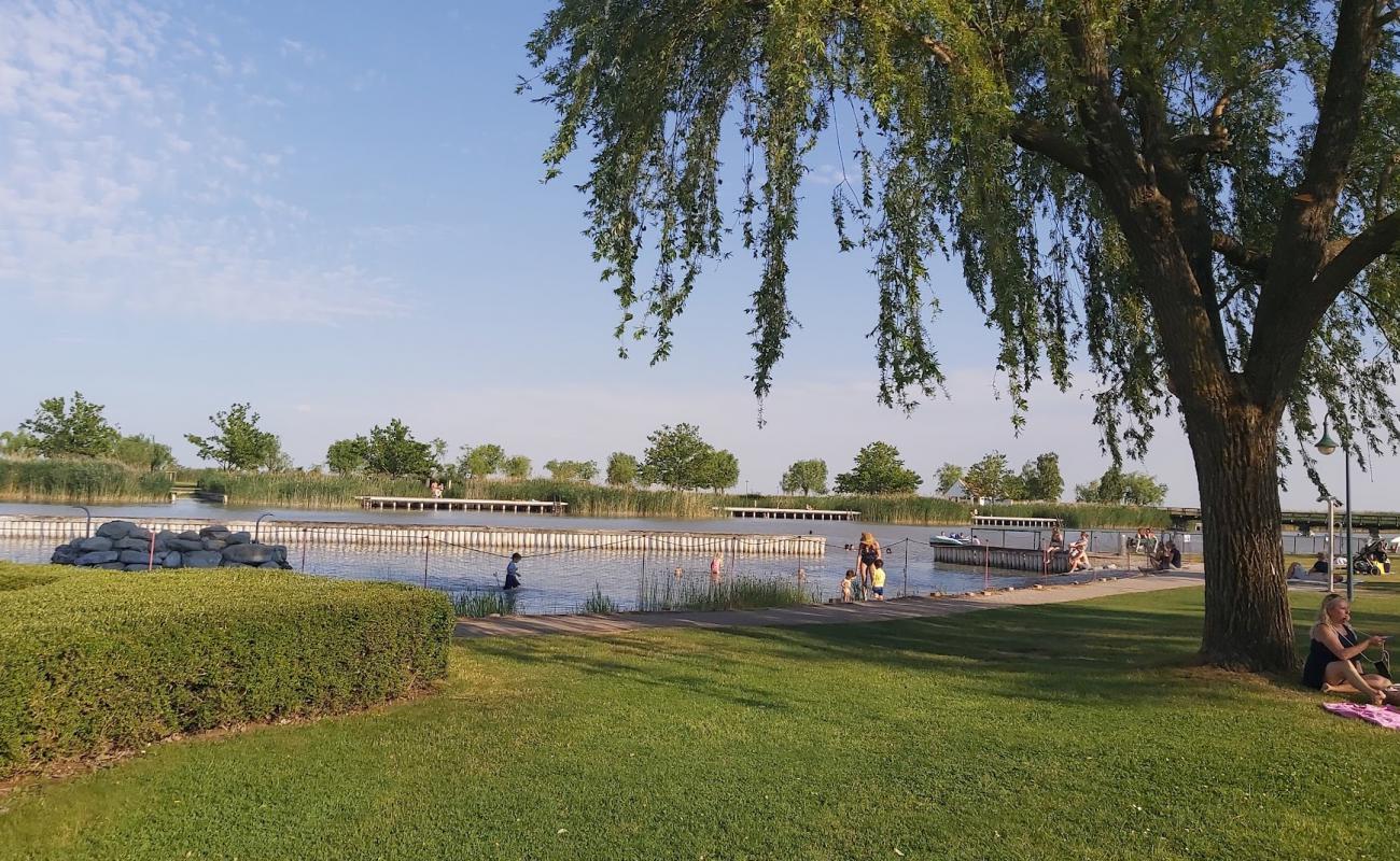 Photo de Naturbad Morbisch avec béton de surface