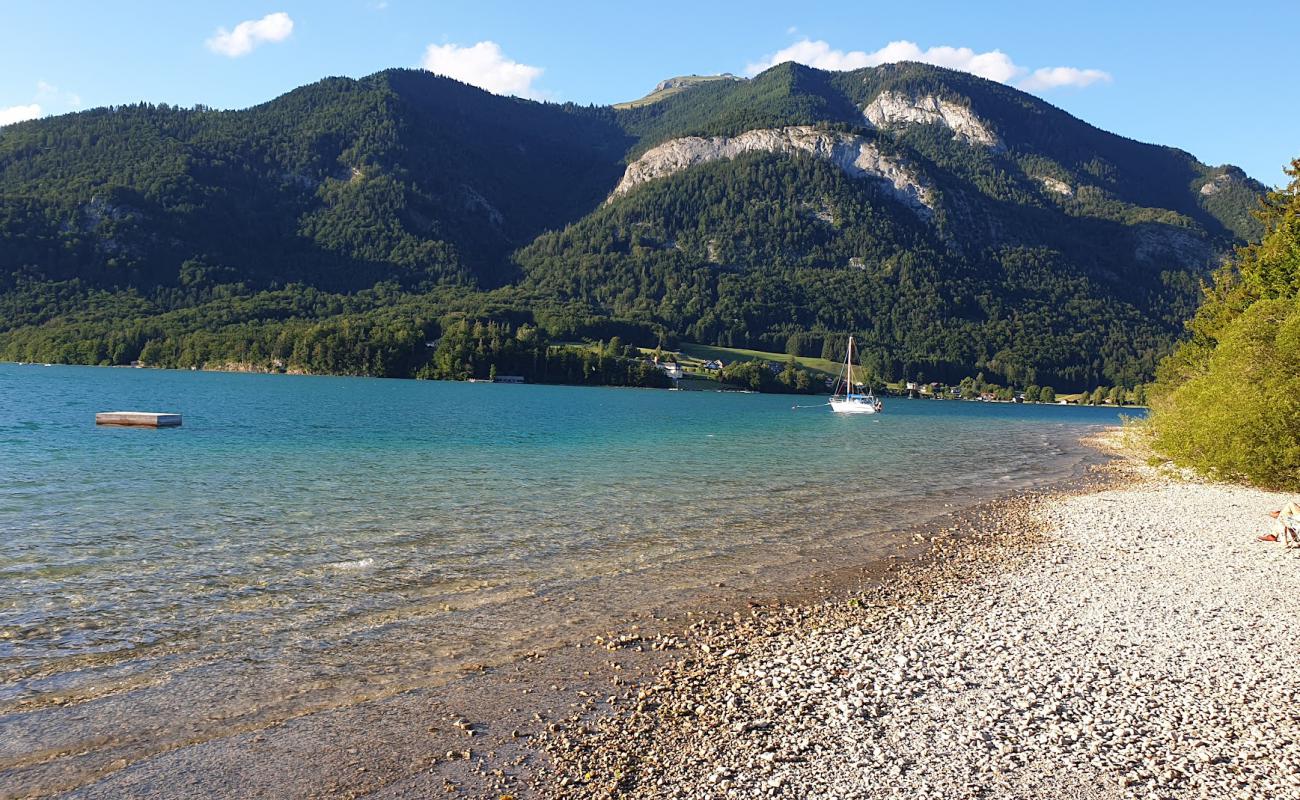 Photo de Primusbauer Strand avec caillou fin clair de surface