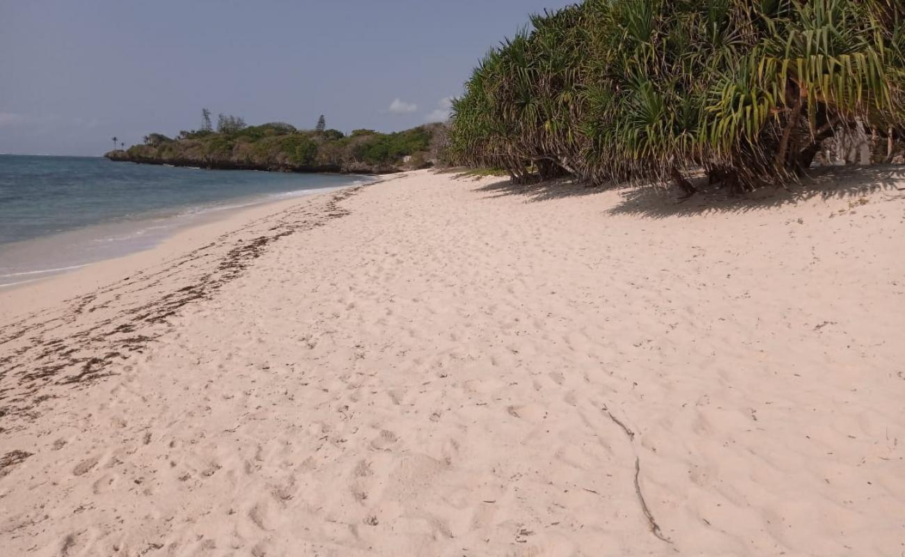 Photo de Kuruwitu Beach avec sable fin et lumineux de surface