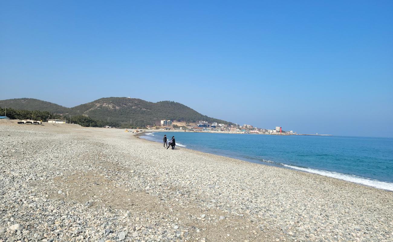 Photo de Jojorigan Beach avec caillou gris de surface