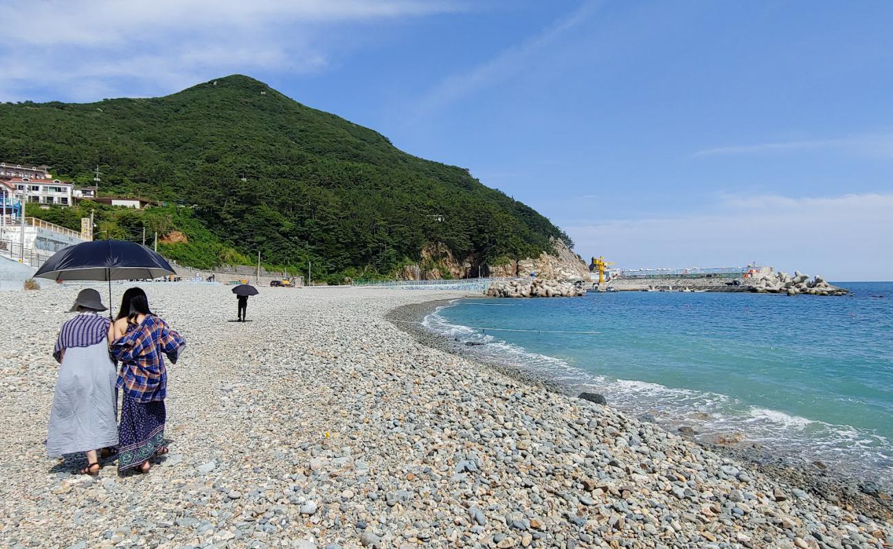 Photo de Yeocha Beach avec caillou gris de surface