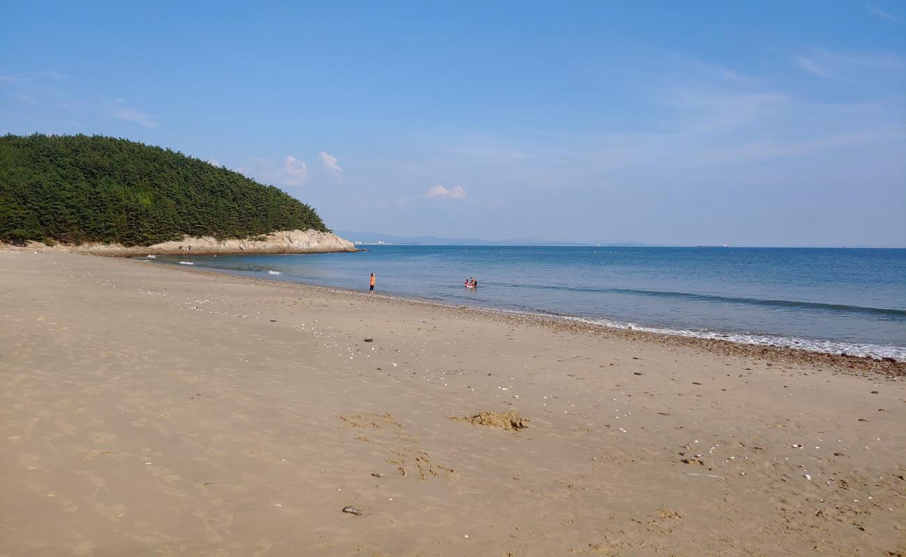 Photo de Wonsando Beach II avec sable lumineux de surface