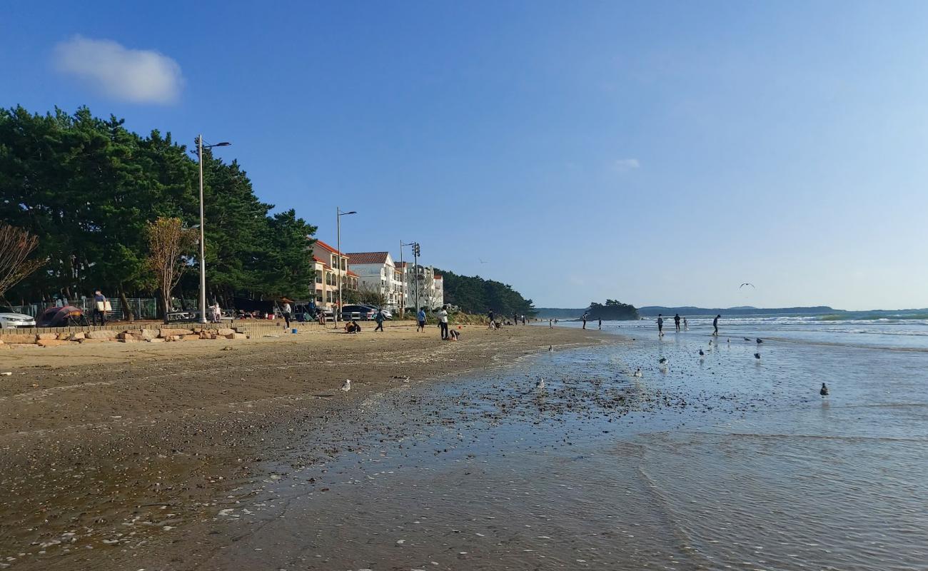 Photo de Dalsanpo Beach avec sable lumineux de surface