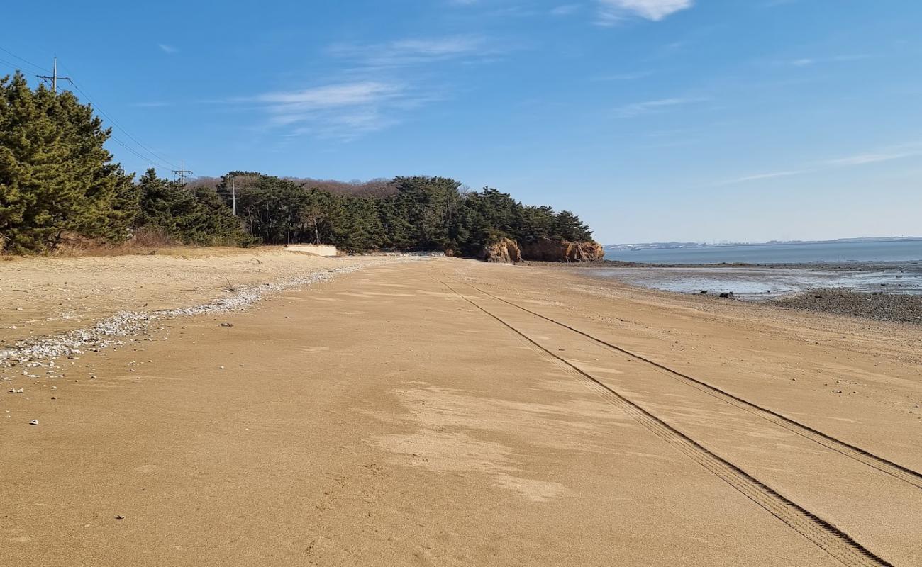 Photo de Ongam Beach avec sable lumineux de surface