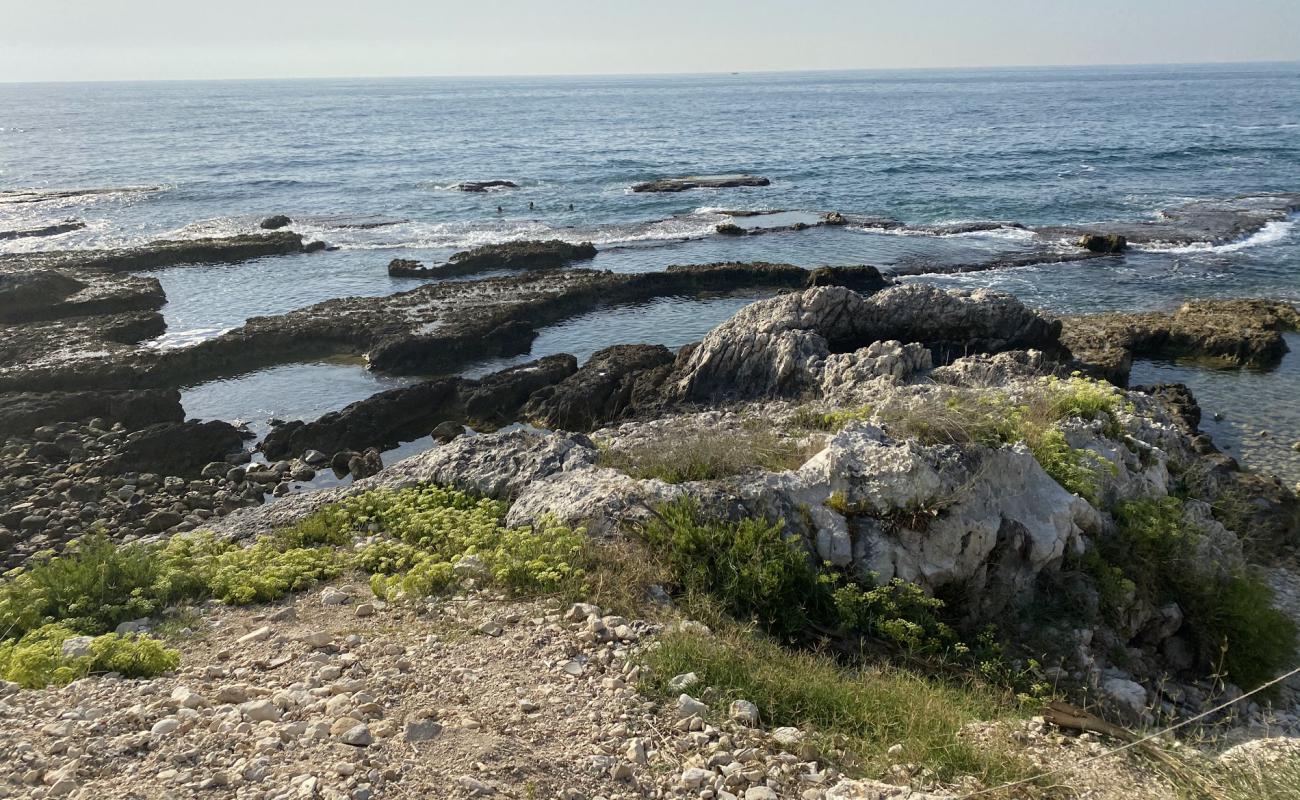 Photo de Safra beach avec galets beige de surface