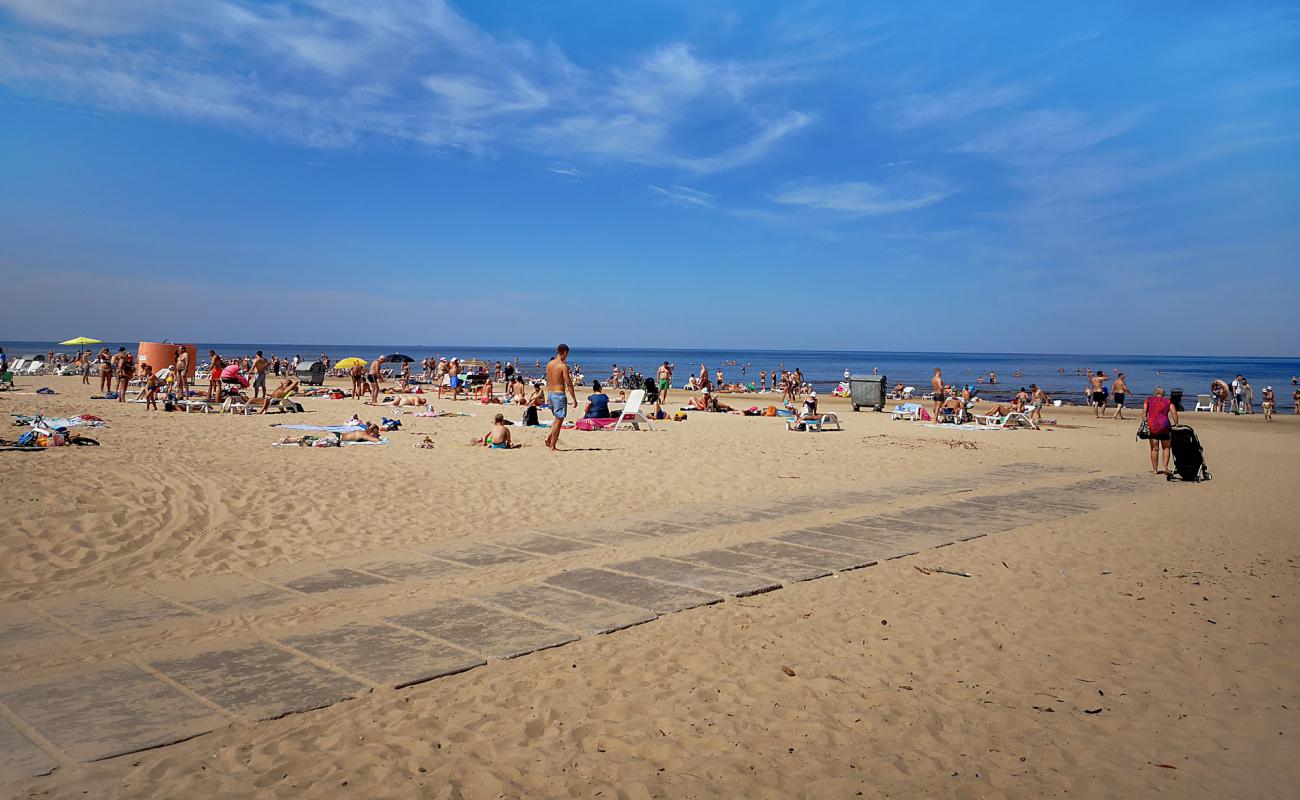 Photo de Vecaki beach avec sable beige de surface