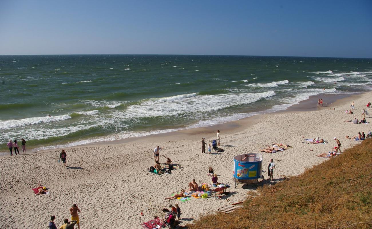Photo de Preilos beach avec sable beige de surface