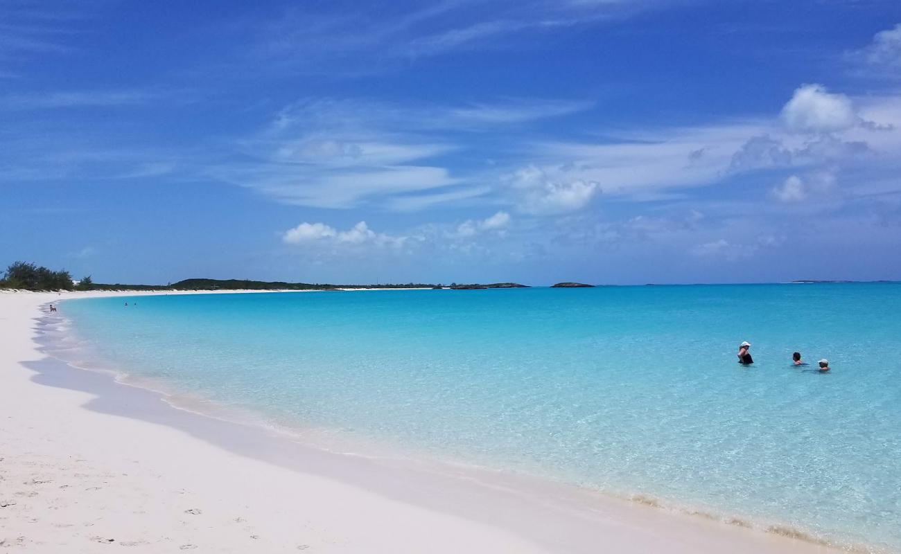 Photo de Plage du Pélican avec sable fin blanc de surface