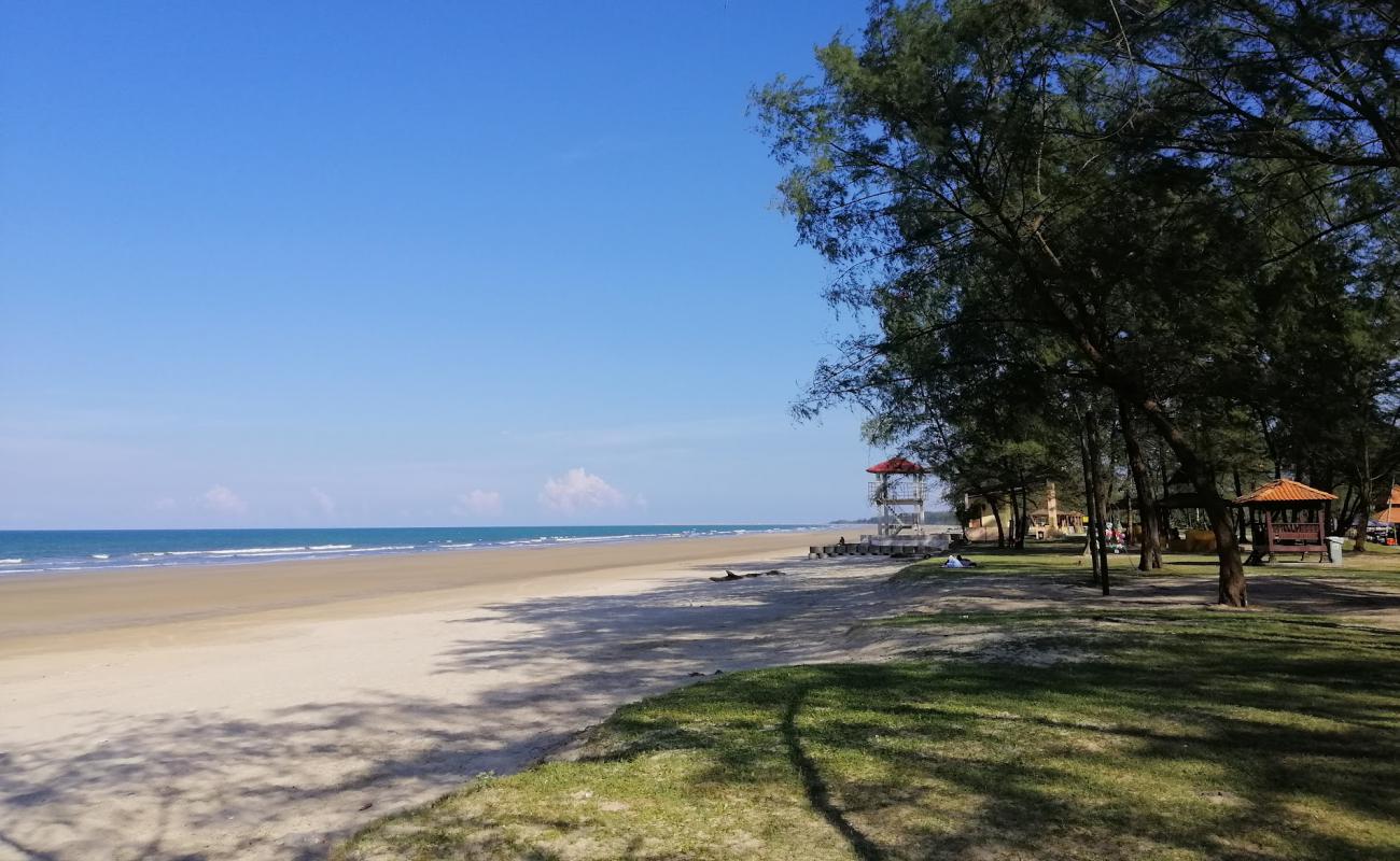 Photo de Lagenda Beach avec sable lumineux de surface