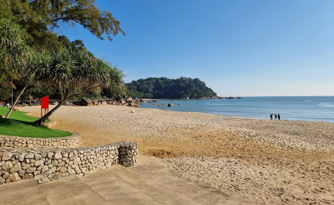 Photo de Teluk Cempedak Beach avec caillou fin clair de surface