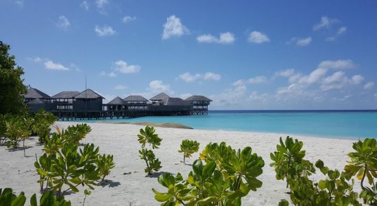 Plage de Six Senses Laamu