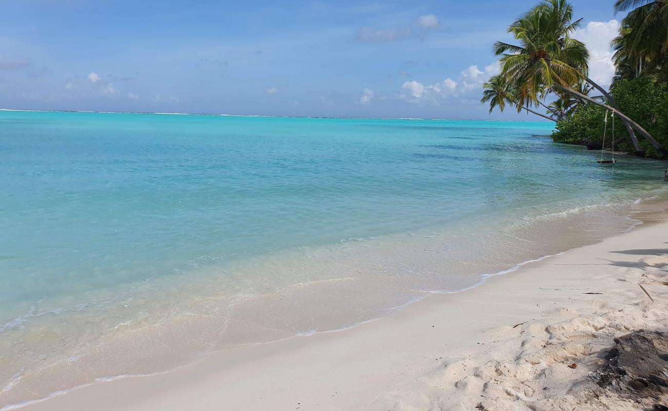 Photo de Fohtheyo bodufushi Beach avec sable fin blanc de surface